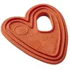 Le Biberon Français Anneau de dentition coeur Terracotta