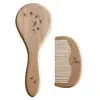 Zakuw Ensemble brosse et peigne bébé hirondelles
