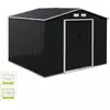 SWEEEK Abri de jardin métal 7,06m² avec kit d'ancrage Calaisis
