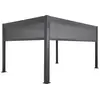 Pergola Bioclimatique - SWEEEK - Gris Anthracite - Aluminium - Lames O...