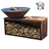 GRILL'CHIC Brasero Traditionnel Corten 103 Simple Cuve