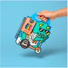 OMY - kleurboek - stickerboek - dino - inclusief 5 krijtjes - kleuren ...