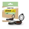 2 capsules de cafe réutilisables Caps Me - compatibles Senseo