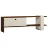 Concept-Usine LOOM - Meuble TV bois et blanc avec rangement 120 cm