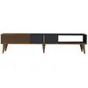 Concept-Usine Meuble Tv Design Bois Et Anthracite 180 Cm Nola
