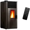 Poêle à granulés étanche Anita 12 kW Noir Sannover