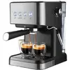 PRUMYA Machine a cafe, Cafetières 1.5L, Machines à Café, Machines à expresso 15 Bar, Petite Cafetière Electrique Acier Inoxydable 1050W