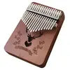 Pouce Piano,Kalimba 17 touches En Acajou Bois Massif Type Cerf de forê...