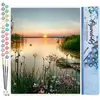 Figured'Art Peinture par Numéro Adulte Lac paisible - Kit de Loisir Cr...
