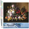 Figured'Art Schilderen op Nummer Volwassenen canvas Fruit en Bloemen -...