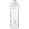 Biberon verre anti colique Gypsophile vert (240 ml)
