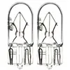 cyclingcolors AMPOULE 12V 1.7W T10 W2.1x9.5D WEDGE VERRE VOITURE TABLEAU DE BORD VOYANT FEU POSITION MOTO CYCLOMOTEUR INTERIEUR PLAQUE