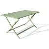CITY GARDEN Table de jardin pliante MARIUS (140x80 cm) en aluminium - VERT LAGUNE