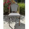 Fauteuil de jardin empilable en aluminium - Bleu marine - BISTRO