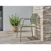 Fauteuil de jardin empilable MARCEAU en corde et acier - OLIVE