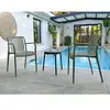 Lot composé de 2 fauteuils de jardin TIAGO-FT-OLIVE empilables