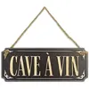 Retro Sud Trading - Plaque à suspendre cave a vin