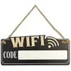 SUD TRADING Plaque à suspendre code wifi