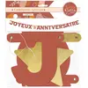 JOUR DE FETE Guirlande de lettres - Joyeux Anniversaire - Collection Terracotta