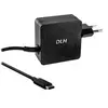 DLH Energy - Adaptateur secteur - 65 watt - 3.25 A (USB-C) - noir