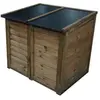 CHALET & JARDIN Coffre de jardin en bois Trocadero 600 - Capacité 600 ...