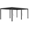 OMBREA Pergola bioclimatique Ombréa vs autoportante 4x6M - Anthracite