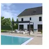Pergola - Aluminium - OMBREA - Bioclimatique - Anthracite - 3x4 m