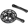 PEDALIER ROUTE STRONGLIGHT  8-9V. IMPACT NOIR 170mm 48-38-28 (AXE CARRE 115mm)