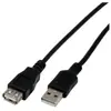 Mcl Rallonge USB 2.0 type A mâle / femelle - 5m Noir