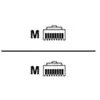 MCL Cable RJ45 Cat6 1.0 m White netwerkkabel 1 m Wit