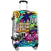 Valise Cabine 4 double roues 360° Enfant Adulte "Miami beach"- Madisson..