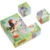 Janod Lot De 9 Cubes Animaux De La Ferme - Janod