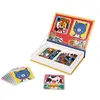Jeu Magnétique - JANOD - Magnéti'book Mix & Match - Animaux - 72 magnets