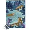 Puzzle 1000 pièces Janod Tigres au Clair de Lune