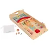 Janod Jeu de Palets - Jeu d'Adresse en Bois - 6 ans - 2 joueurs - 10 pièces