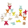 Jeu d'Adresse en Bois - Monkey Pyramid - JANOD - Dès 3 ans - Bleu - Multicolore - Mixte