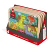 Puzzle Dinosaures 7 pcs en bois JANOD - Dès 18 Mois