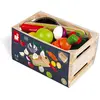 Janod Maxi set de fruits et légumes en bois à découper
