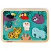 Janod Puzzle Chunky Bois « Jungle » - Puzzle Premier Age - Dès 18 mois