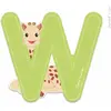 SOPHIE LA GIRAFE Lettre Sophie La Girafe (bois) - W