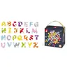 JANOD - Mallette 52 lettres magnétiques Splash (bois) - Dès 3 Ans