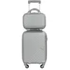Valise Cabine et Vanity XS Alistair - Collection Iron - 4 roues - ABS...