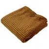 DOMIVA - COUVERTURE BOUDOIR 75x100 cm CARAMEL