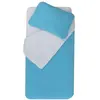 Domiva - Parure DE Couette 100X140 + TAIE 40x60 cm Turquoise/Light Blu...