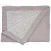 Domiva Couverture double face esprit enchanté - Lilas - 75 x 100 cm