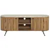 Meuble TV en bois de manguier et terrazzo Ambrine
