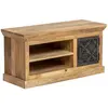 Meuble TV en bois de manguier et métal Sahara