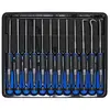 12 tournevis et crochets de precision Bgs Technic chrome vanadium