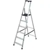 Escabeau aluminium professionnel Hailo - 6 marches - Hauteur de travai...