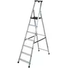 Escabeau aluminium professionnel Hailo - 7 marches - Hauteur de travai...